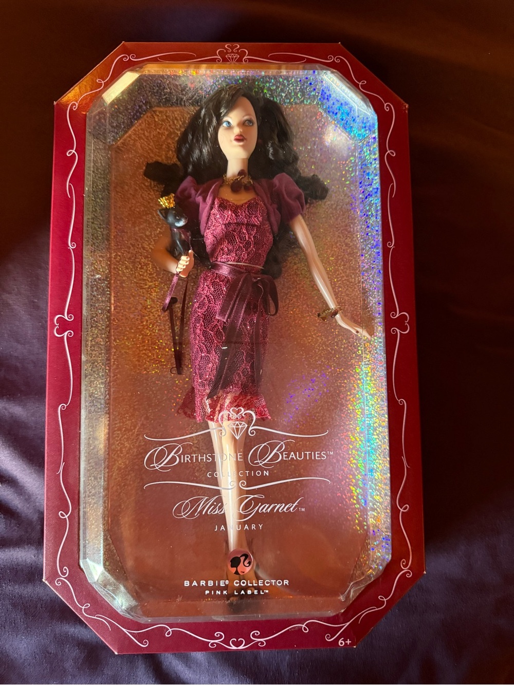 Barbie Birthstone Beauties 12 Inch Doll - Caucasian Miss Ruby July 2007 NRFB